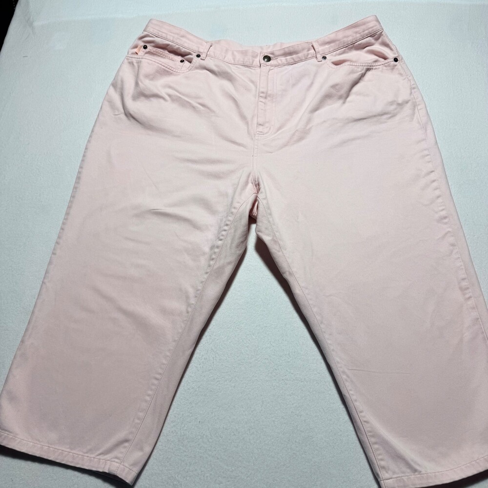 Lauren Jeans Co Ralph Lauren 20W Pink Cotton Shorts